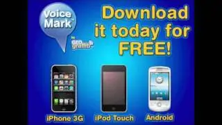 Voice Mark: a professional iPhone app screencast by Scraster
