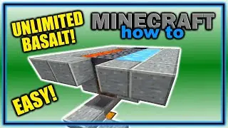How to Make an EASY Basalt Generator in Minecraft! (pre-1.21) | Easy Minecraft Tutorial