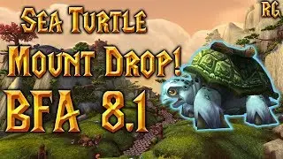 Sea Turtle MOUNT Drop! First Time Fishing! | World of Warcraft