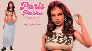 The Sims 4 Create-a-sim| CC links| Sim Download| Realistic Sim| CAS