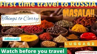 #110 Things to carry for FIRST Time Travelling Russia~What’s IMPORTANT and What’s NoT #indianspices