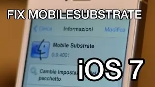 Fix MobileSubstrate per far funzionare i tweaks su iOS 7