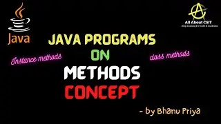 Program on Method with arguments and without return value| lec-26| Java Tutorials| BhanuPriya