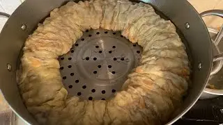 Steamed Meat and Pumpkin Roll. A Hearty and Healthy Dish. Lazy Manti.