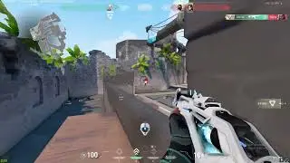 abusing ultra low sensitivity in valorant