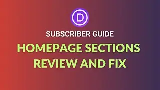 Tutorial for Subscriber part 2 - Sections Design, Spacing, Wrong Sizing Solved | Divi Theme Guide