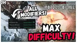 MAX Difficulty! ALL Modifiers!! Jotunnslayer!