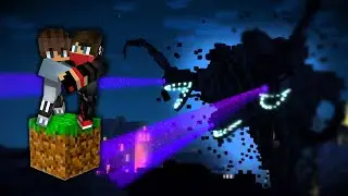 We Spawned Wither Boss in Oneblock with 