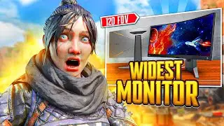 Playing 120 FOV On The BEST Gaming Monitor For Apex Legends...