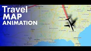 How to create Travel Map Animation in Lumafusion, free Project file download