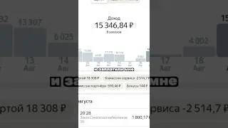 15 300 рублей за 1 день в доставке! Тариф Грузовой! #курьер