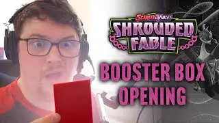 Opening a Shrouded Fable BOOSTER BOX of packs! INSANE HIT!