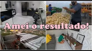 Montamos a laje que faltava | Deixei tudo limpo e organizado | Comprei o que estava faltando