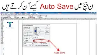 inpage in urduHindi  Auto Save inpage in 2020 how to enable auto save option inpage  in 2020