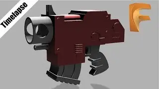 Warhammer 40k Bolter Fusion 360 Modeling Timelapse