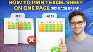 How to Print Excel Sheet on One Page (Fix Page Break)