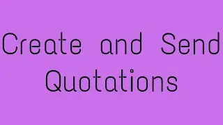 How to create and send quotations in Odoo