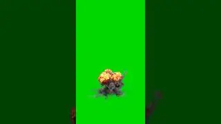 Bomb 💣 blast Green Screen Ai #greenscreen #bomb #blast #edit #viralvideo #viral #video #fire #chroma