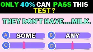 Some or Any Quiz ||English Grammar||Part 1 