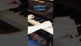 🎹Need the exercise?▶️#44, 125 Exercises in passage-playing, Op.261 - C.Czerny #shorts#piano#etude