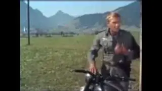Steve mcQueen The Great Escape  motorcycle scene