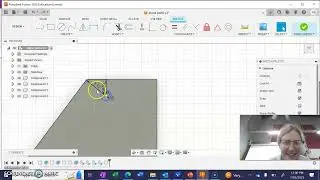 Cut and position hole in Fusion 360