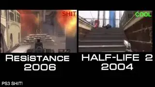 Resistance vs Half life 2 PS3 PS3 shit 