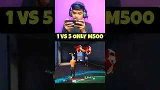 1 VS 4 With Only M500 😱 