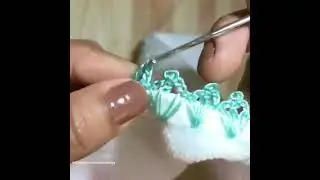Красивая и нежная Обвязка крючком.