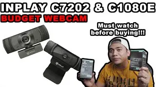 UNBOX | REVIEW: Inplay webcam C7202 and C1080E - Budget Webcam