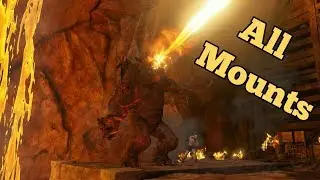 All 7 Beast Mounts (Rough Rider Trophy Guide) - Middle-Earth: Shadow Of War