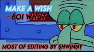 BOI WHAT - Make A Wish (Squiddy) [Slowed + Reverb] {credits @shwinny}