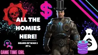 The Gang's Back Together! | Gears of War 2 PART 4 x Game Time Girl