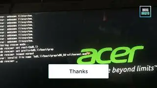 Bootable Error Uknown Filesystem