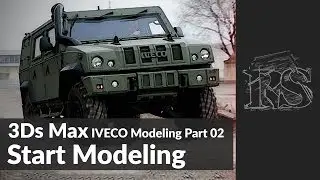 3Ds Max Vehicle/Jeep Modeling (Sinhala) - Part 02- Start Modeling