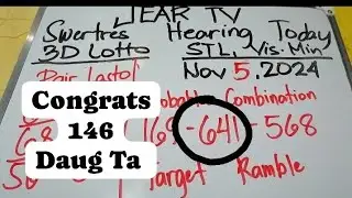 CONGRATS KAHAPON 165 DAUG RAMBLE SWERTRES HEARING TODAY NOVEMBER 5,2024