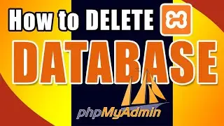 How to drop, delete or remove Database phpmyadmin without Coding