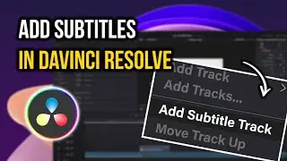 How to Add Subtitles in Davinci Resolve 18