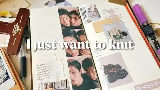 + head empty only yarn on my mind | traveler's notebook journal with me #106