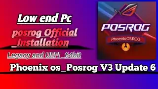 PhoenixOS: POS ROG V3 Update 6 Official Install low end pc PUBG Mobile With Internel Audio Support