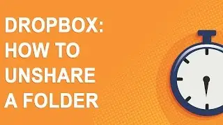 Dropbox: How to unshare a folder