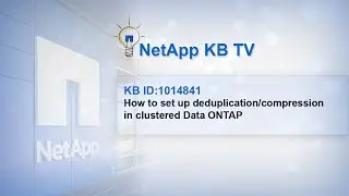 How to set up deduplication compression in clustered Data ONTAP