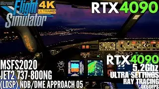 [MSFS RTX 4090] Flying The NDB/DME Approach Into Split (LDSP) | Jet2 737-800 [Ultra Settings]4K