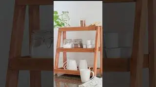 The easiest DIY Tiered Organizer. Beginner friendly weekend 