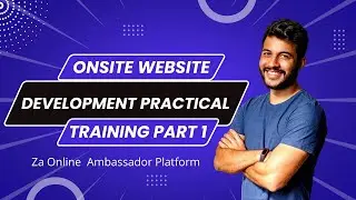 Onsite Website Development Practical Training Part 1 