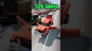 😱😱 Dodge Charger vs pothole 😱😱 Beamng Drive #shorts   #beamngdrive