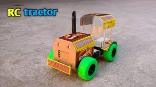 How to Make RC Matchbox Tractor At Home Amazing DIY Project #youtube