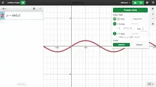Learn Desmos: Pi Axis Labels