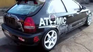 Боевое оформление цивик атомик. Honda Atomic Sport Cars. Мастерская NAMASHINU.RU