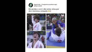 Leozinho dedicando a o título para avó partiu meu coração... 